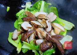 香菇油菜海米的做法图解4