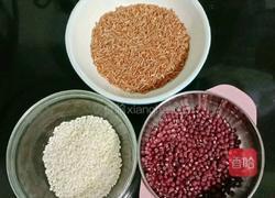 红豆双米粥的做法图解1