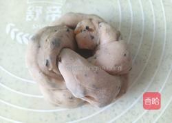 葡萄干花环面包（一次发酵）的做法图解11