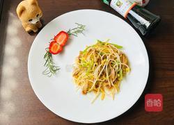 豆芽菜炒鸭肉的做法图解7