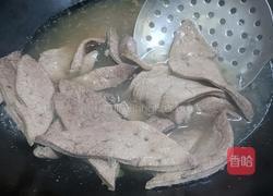 韭菜炒猪肝的做法图解4