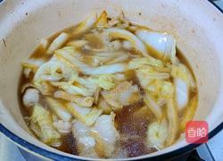 大白菜猪肉豆腐炖粉条的做法图解4