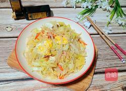 包菜粉丝鸡蛋的做法图解5