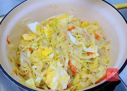包菜粉丝鸡蛋的做法图解4