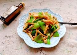 白玉菇炒油菜