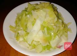 清炒包菜的做法图解7