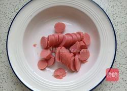 海鲜菇炒火腿肠的做法图解4