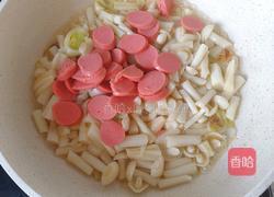海鲜菇炒火腿肠的做法图解9