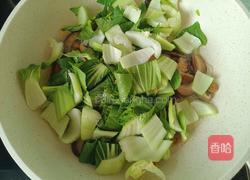 橄榄油香菇油菜的做法图解8