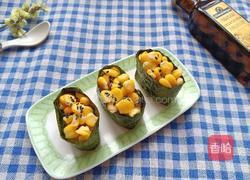 橄榄油玉米寿司的做法图解1