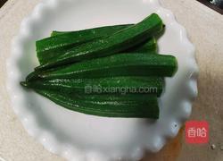 白灼秋葵的做法图解5