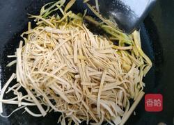 豆芽炒干豆腐的做法图解4