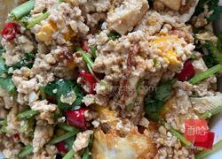 豆腐拌鸡蛋的做法图解4