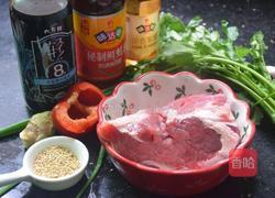 香菜拌牛肉的做法图解1