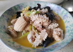 葱爆鱿鱼卷