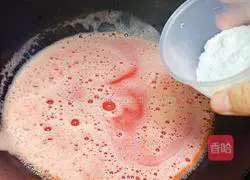 Illustration of how to make watermelon milk 3