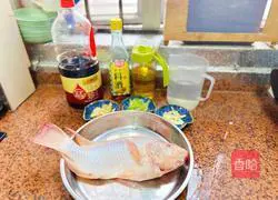 Illustration of how to make steamed red grouper 1