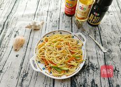 凉拌什蔬拌意面 的做法图解15