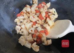 香辣藕丁的做法图解4