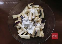 少油茄子炒花菜的做法图解5