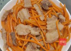 五花肉素炒萝卜丝的做法图解7