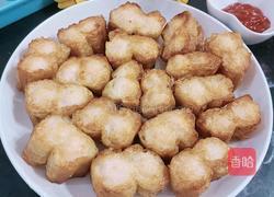 虾泥酿油条的做法图解12