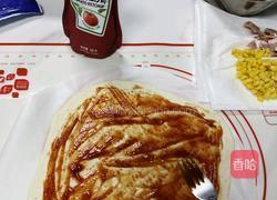玉米培根披萨的做法图解5
