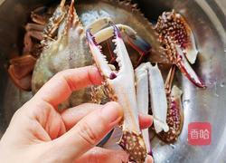 炒梭子蟹的做法图解3