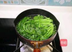 菠菜烧豆腐❤️高钙高蛋白家常菜的做法图解2