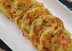 煎土豆丝饼十分钟快手早餐煎土豆丝饼儿童早餐营养中餐的做法图解7