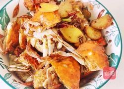 梭子蟹炒年糕的做法图解7