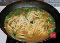 简单家常版肉丝汤面炝锅肉丝面的做法图解7