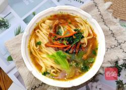 简单家常版肉丝汤面炝锅肉丝面的做法图解8