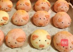 小猪蛋黄酥（奶香椰蓉馅）的做法图解24