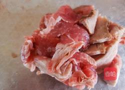 角瓜炒肉片的做法图解1