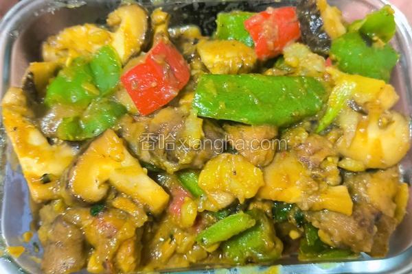 土豆泥炒黄焖鸡