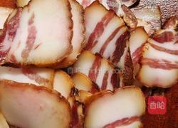 荷兰豆炒腊肉的做法图解2
