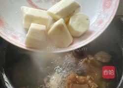 鱼胶淮山鸡汤的做法图解4