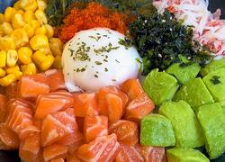 三文鱼牛油果拌饭