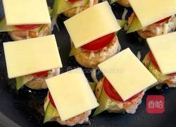 爆汁口蘑小汉堡的做法图解7