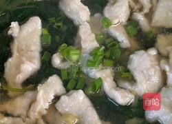 菠菜滑肉汤的做法图解8