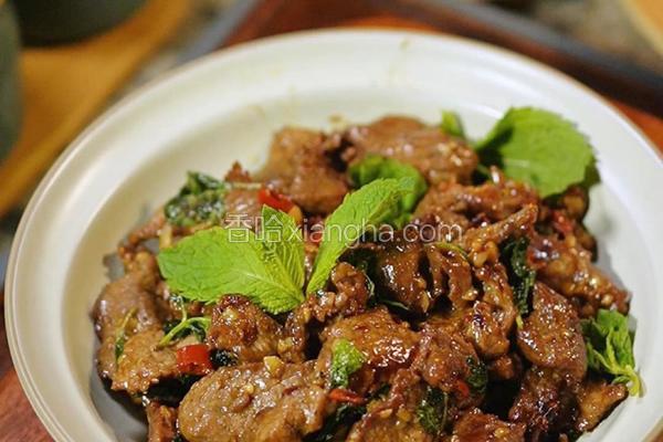 黑松露酱薄荷牛肉