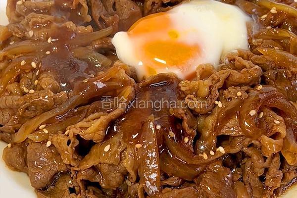 复刻吉野家肥牛饭