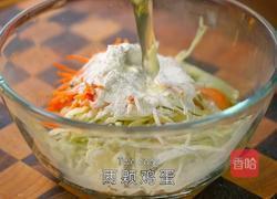 黑松露包菜虾饼的做法图解4