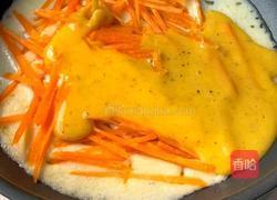 黑松露口蘑菠菜蛋饼的做法图解6