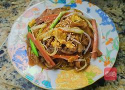 三丝炒河粉的做法图解6