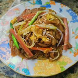三丝炒河粉的做法[图]