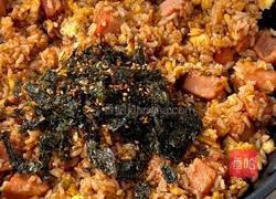 海苔午餐肉炒饭的做法图解8