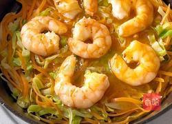 黑松露包菜虾仁烘蛋的做法图解6