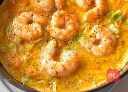 黑松露包菜虾仁烘蛋的做法图解8